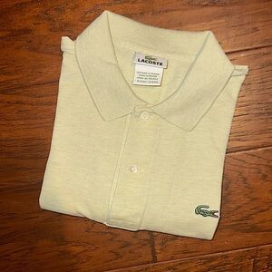 Vintage Lacoste Polo Made in France Mint Green